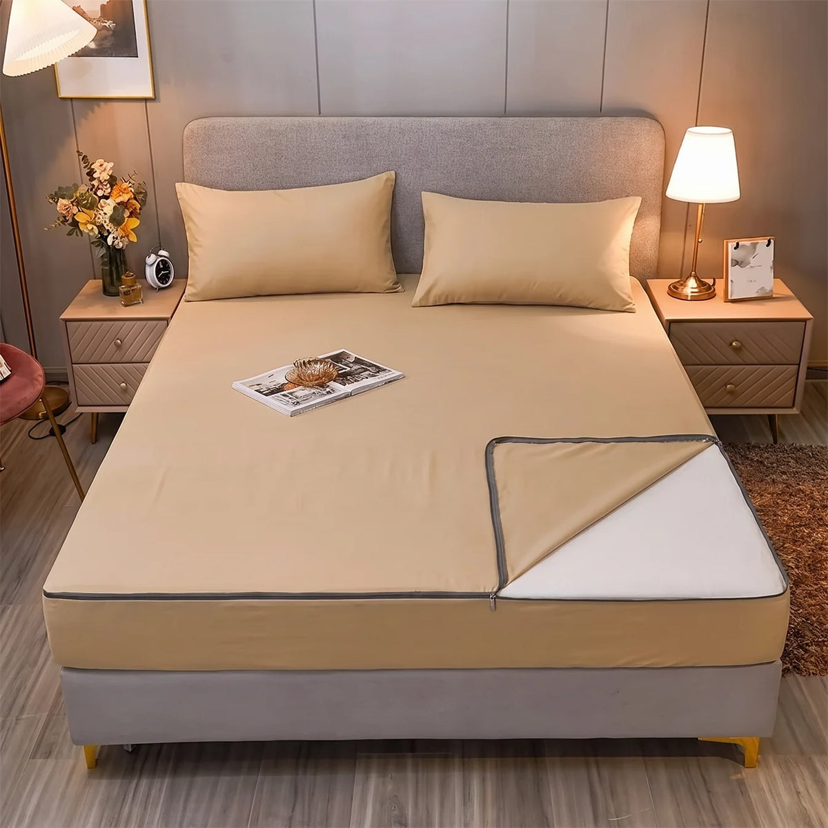 ZipIt™ - Zippered Fitted Sheet